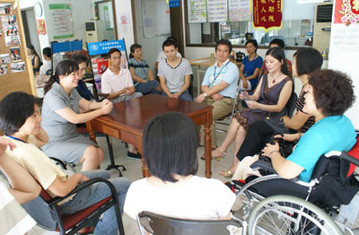 深圳殘疾人心理咨詢輔導站走進福田沙頭職康，為殘障人士點亮“心”光